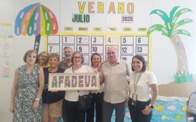 Convivencia con la Asociación AFADEVA en su nuevo centro